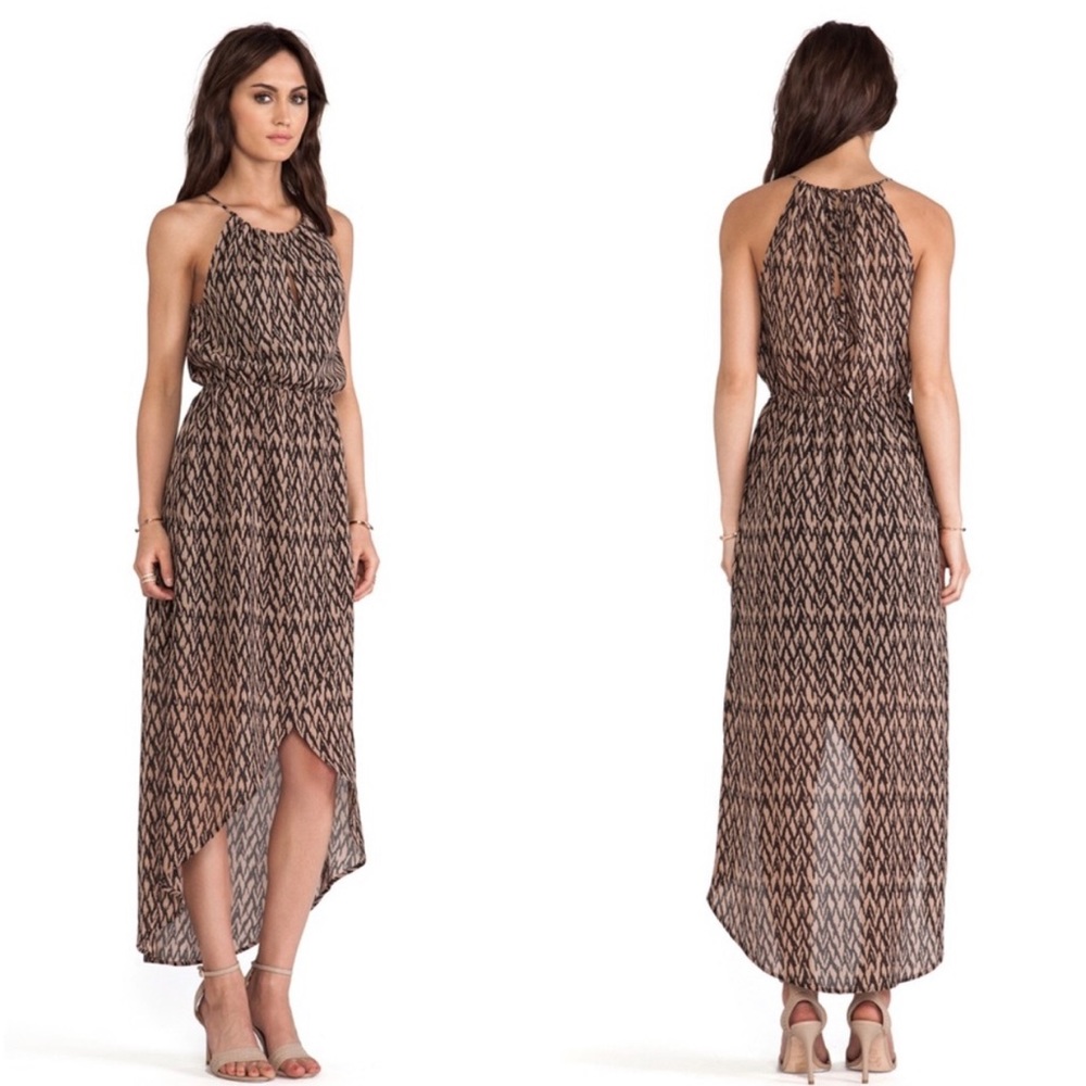 Sanctuary high-low faux wrap dress